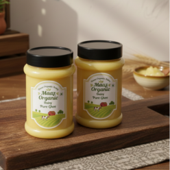 Pure Cow Desi Ghee Pack of 2 –500g  | 100% Organic & Traditional | Maaz Organic Dairy Pakistan