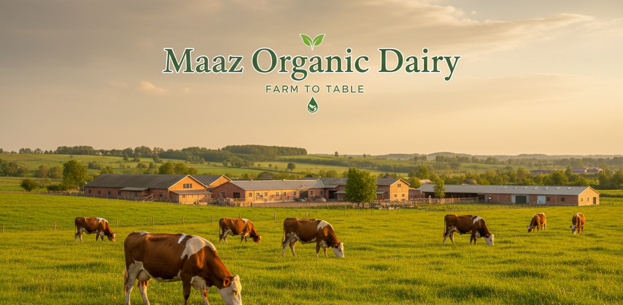 Mentioned Brand name abel Maaz Organic Dairy 